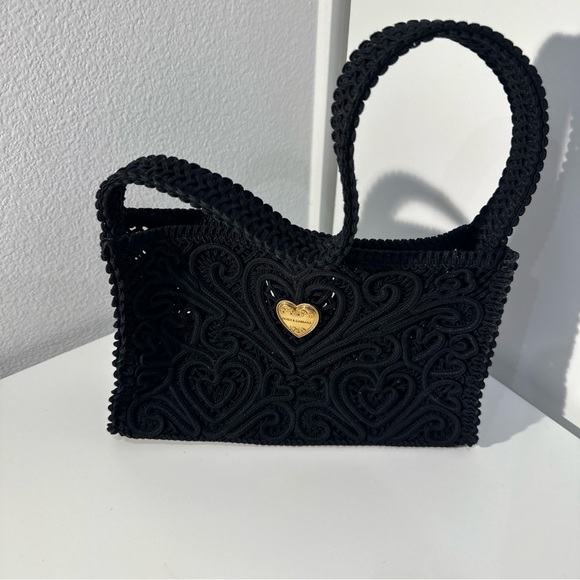 DOLCE & GABBANA Made it Italy Womens Purse Black BB7184AW717 MSRP $1295.00 SHOUL - Picture 5 of 16